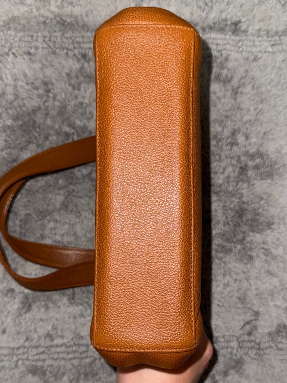 Chanel 1997-99 Brown Caviar Leather Structured Handbag - Picture 5 of 10